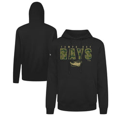 Tampa Bay Rays Levelwear Podium Protect Pullover Hoodie - Black Hoodies