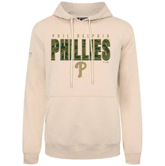 Philadelphia Phillies Levelwear Podium Protect Pullover Hoodie - Khaki Hoodies