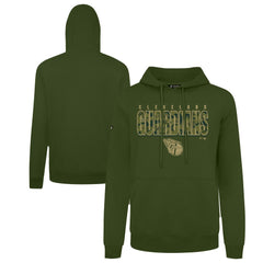 Cleveland Guardians Levelwear Podium Protect Pullover Hoodie - Green Hoodies