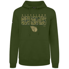 Cleveland Guardians Levelwear Podium Protect Pullover Hoodie - Green Hoodies