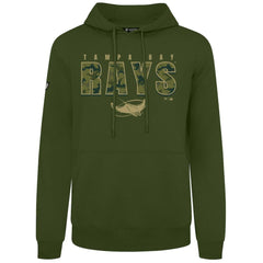Tampa Bay Rays Levelwear Podium Protect Pullover Hoodie - Green Hoodies