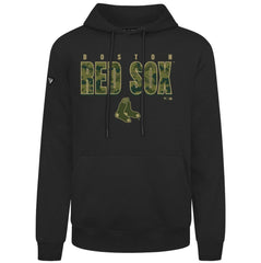 Boston Red Sox Levelwear Podium Protect Pullover Hoodie - Black Hoodies
