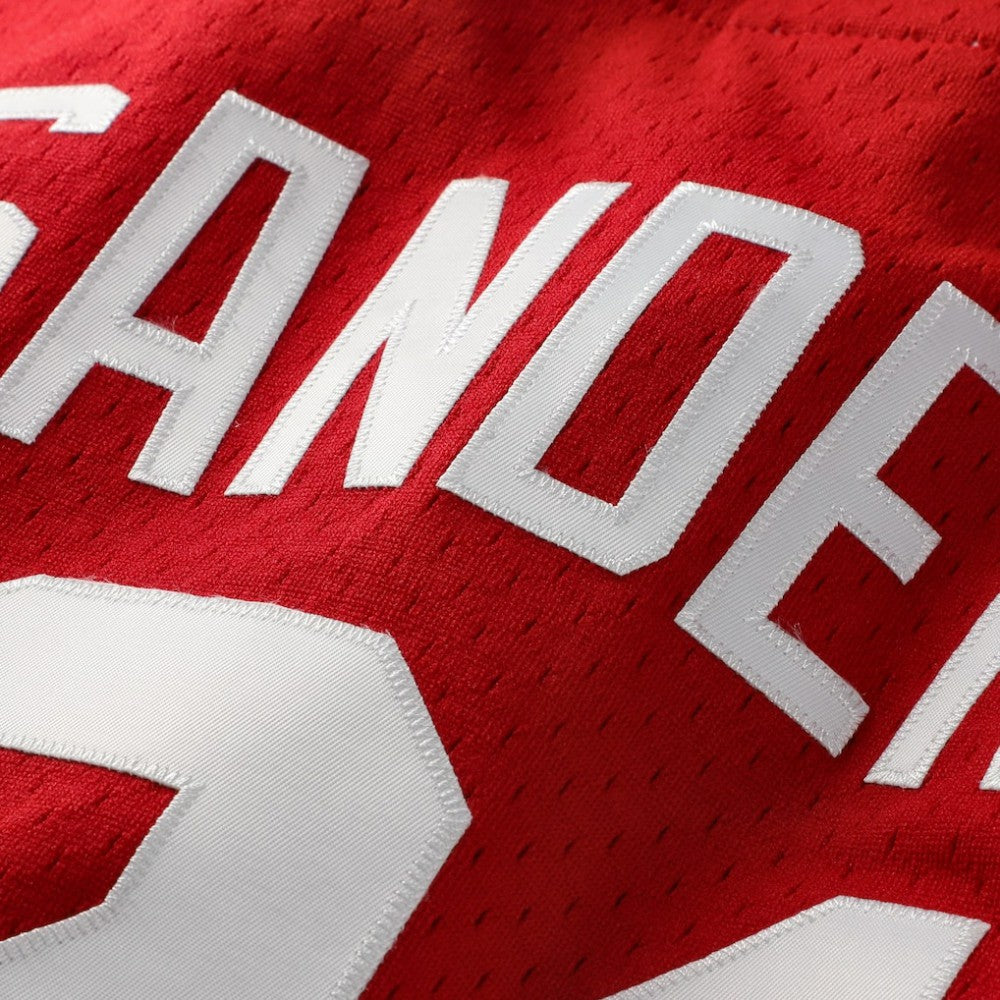 Deion Sanders Cincinnati Reds Mitchell & Ness Cooperstown Mesh Batting Practice Button-Up Jersey - Red Jerseys