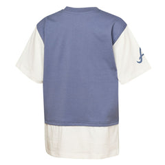 Atlanta Braves Outerstuff Youth Ultimate Pastels Premium Double Run T-Shirt - Navy/Cream T-shirts