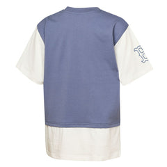 Boston Red Sox Outerstuff Youth Ultimate Pastels Premium Double Run T-Shirt - Navy/Cream T-shirts