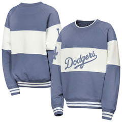 Los Angeles Dodgers Outerstuff Youth Ultimate Pastels On Base Sweatshirt - Blue Sweatshirts