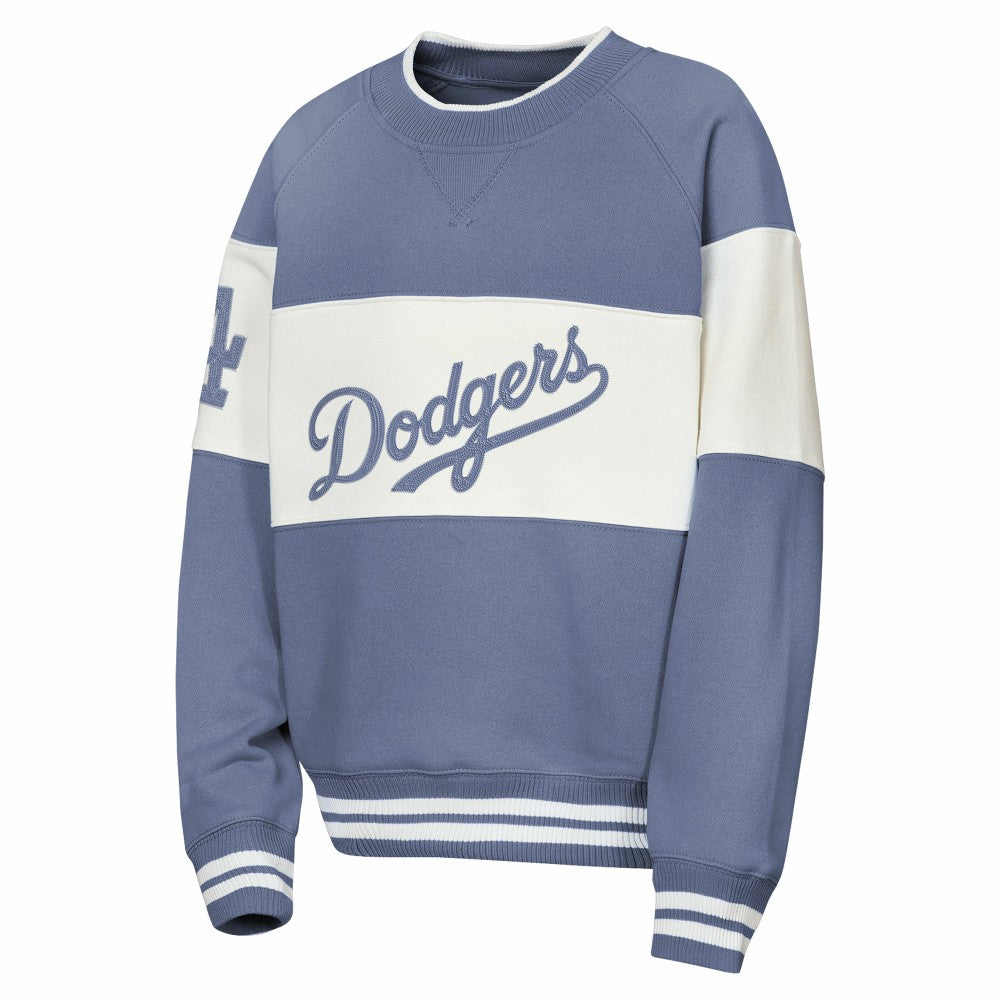 Los Angeles Dodgers Outerstuff Youth Ultimate Pastels On Base Sweatshirt - Blue Sweatshirts