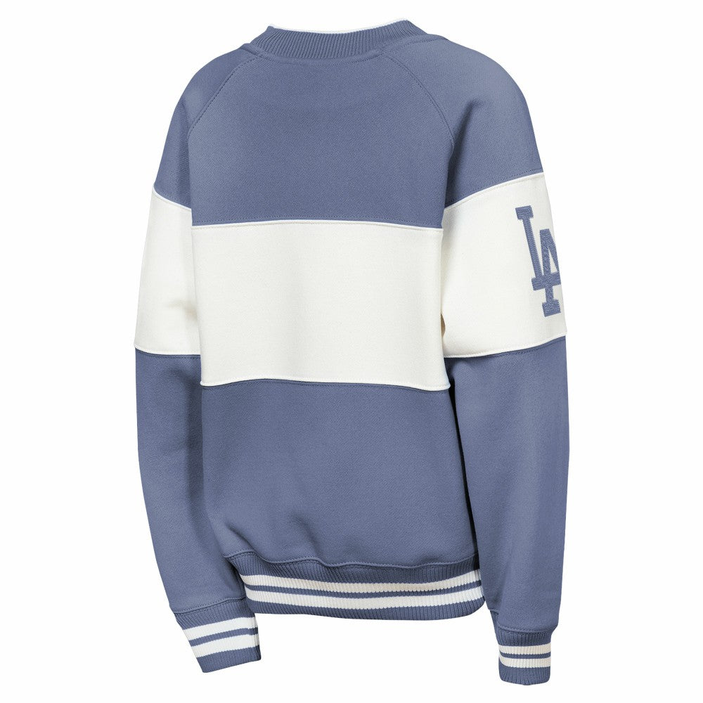 Los Angeles Dodgers Outerstuff Youth Ultimate Pastels On Base Sweatshirt - Blue Sweatshirts