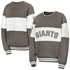 San Francisco Giants Outerstuff Youth Ultimate Pastels On Base Sweatshirt - Gray Sweatshirts
