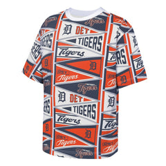 Detroit Tigers Outerstuff Youth All-Over Pennant T-Shirt - Orange T-shirts