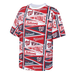 Washington Nationals Outerstuff Youth All-Over Pennant T-Shirt - Red T-shirts