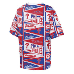 Philadelphia Phillies Outerstuff Youth All-Over Pennant T-Shirt - Red T-shirts