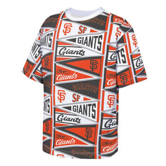 San Francisco Giants Outerstuff Youth All-Over Pennant T-Shirt - Orange T-shirts