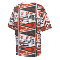 San Francisco Giants Outerstuff Youth All-Over Pennant T-Shirt - Orange T-shirts