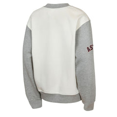 Houston Astros Outerstuff Youth Big League Power Hit Fleece Sweatshirt - Cream/Gray Sweatshirts