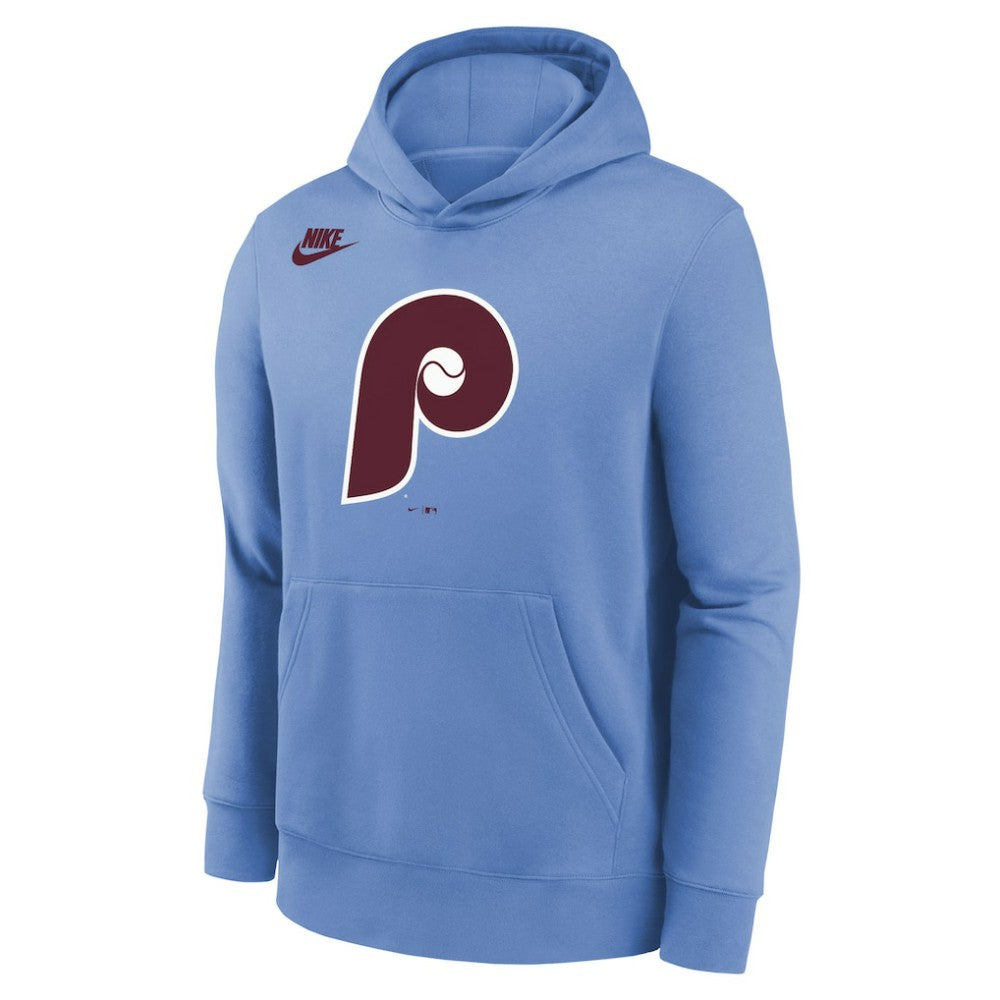 Philadelphia Phillies Nike Youth Club Fleece Hoodie - Light Blue Hoodies