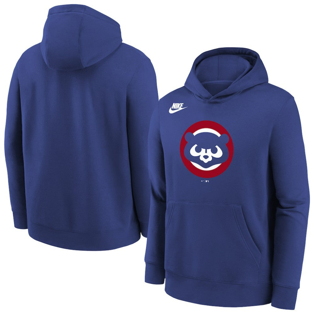 Chicago Cubs Nike Youth Club Fleece Hoodie - Rush Blue Hoodies