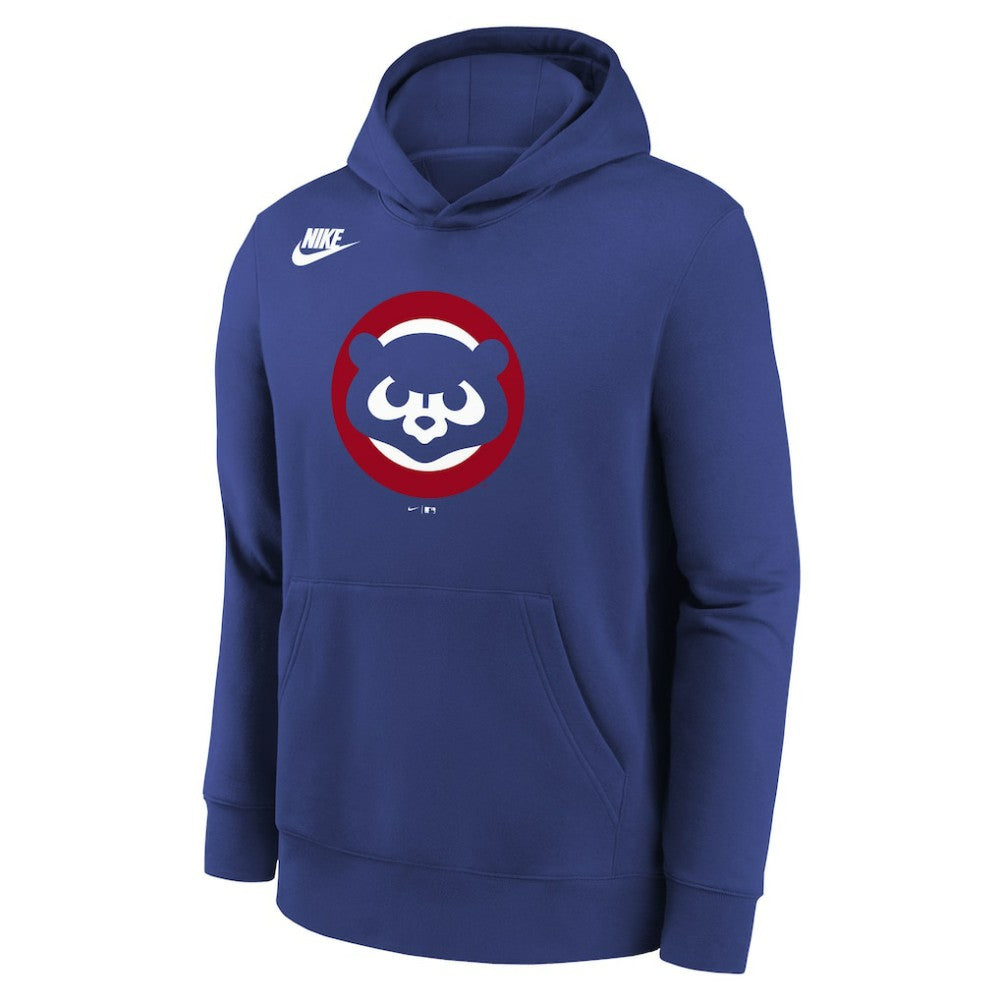 Chicago Cubs Nike Youth Club Fleece Hoodie - Rush Blue Hoodies