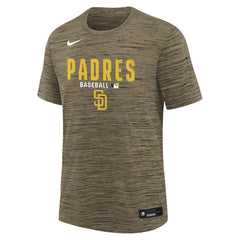 San Diego Padres Nike Youth Authentic Collection Velocity Dri-FIT T-Shirt - Brown T-shirts