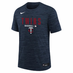 Minnesota Twins Nike Youth Authentic Collection Velocity Dri-FIT T-Shirt - Navy T-shirts