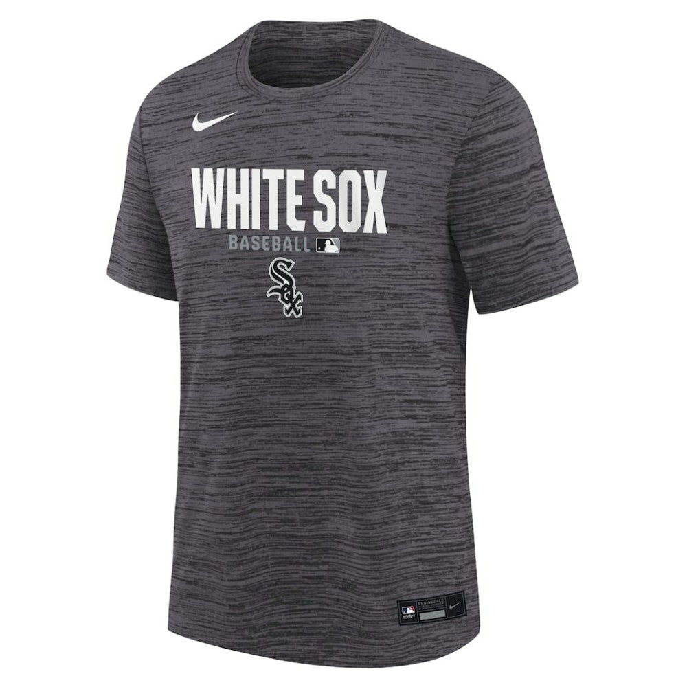 Chicago White Sox Nike Youth Authentic Collection Velocity Dri-FIT T-Shirt - Black T-shirts