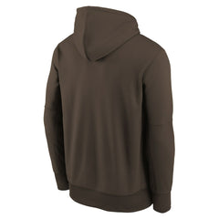 San Diego Padres Nike Youth Authentic Collection Therma-FIT Hoodie - Brown Hoodies