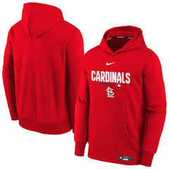 St. Louis Cardinals Nike Youth Authentic Collection Therma-FIT Hoodie - Red Hoodies