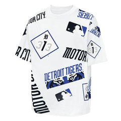 Detroit Tigers Outerstuff Youth Circus Catch T-Shirt - White T-shirts