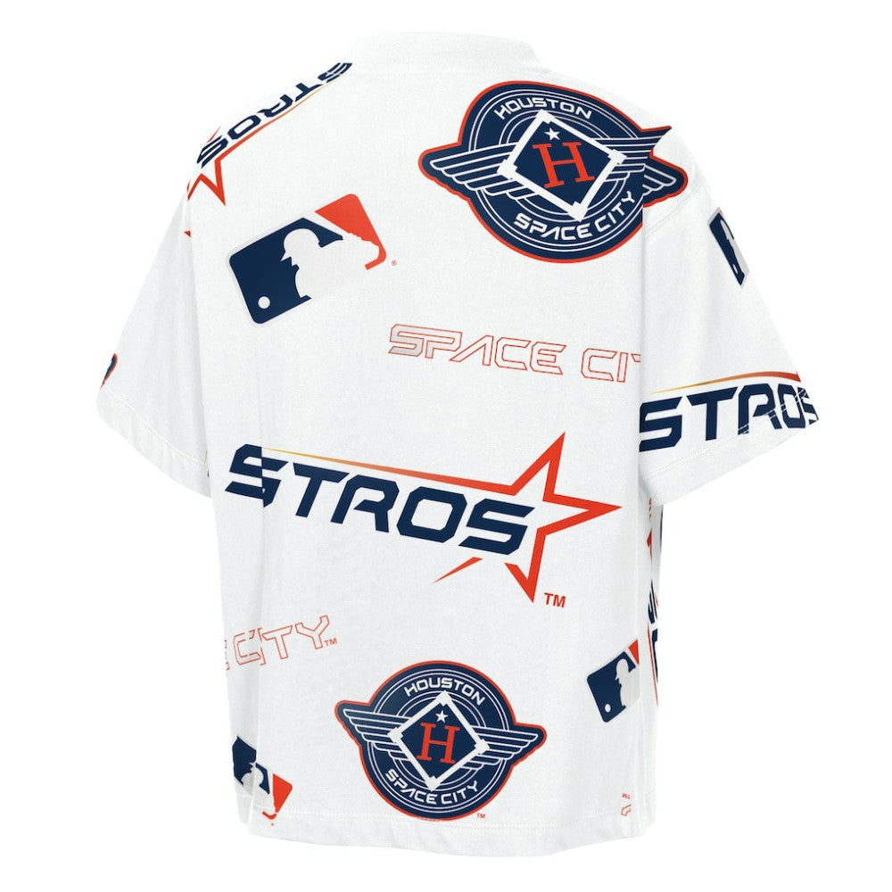 Houston Astros Outerstuff Youth Circus Catch T-Shirt - White T-shirts