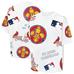 St. Louis Cardinals Outerstuff Youth Circus Catch T-Shirt - White T-shirts