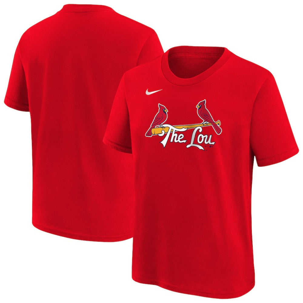 St. Louis Cardinals Nike Youth City Connect Wordmark T-Shirt - Red T-shirts