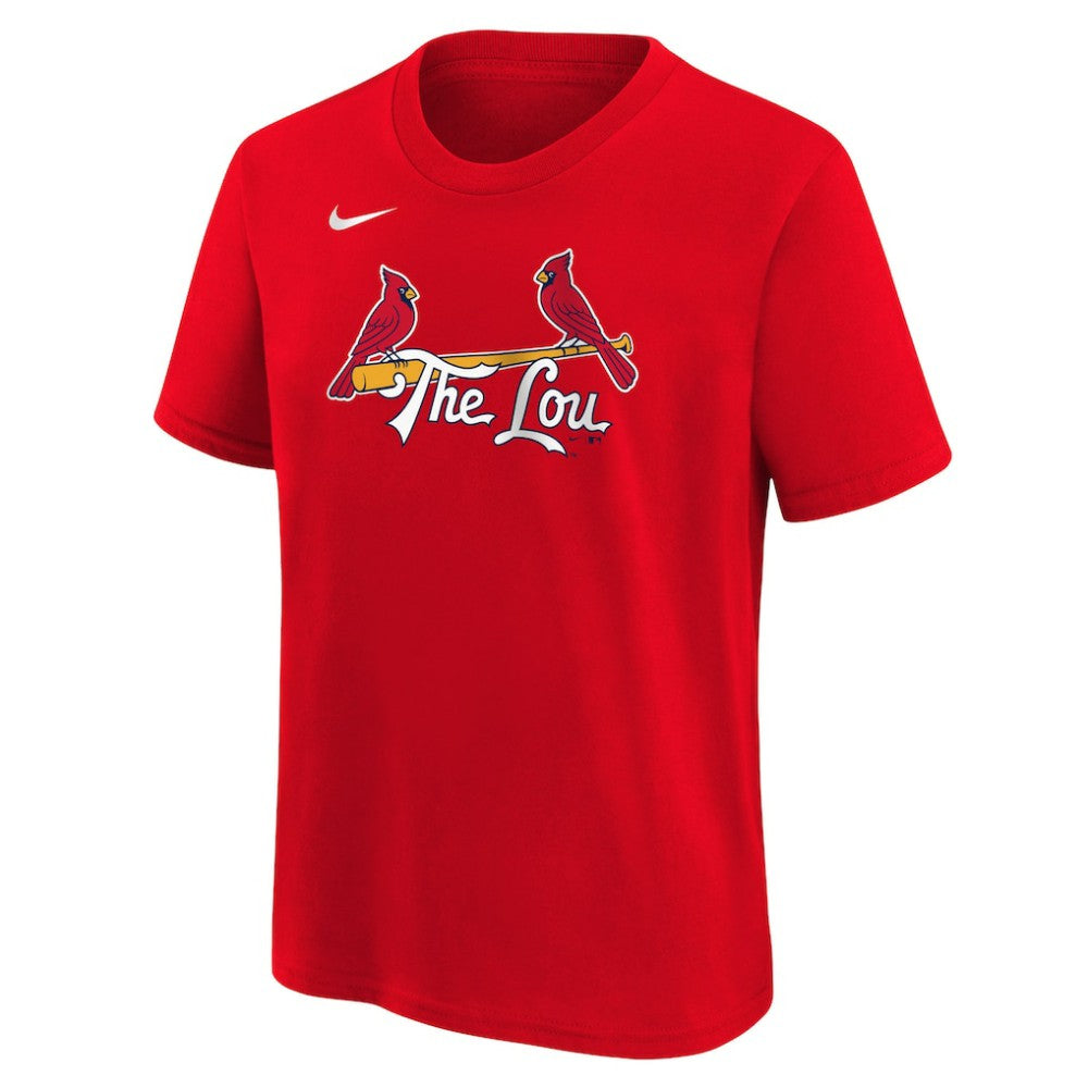 St. Louis Cardinals Nike Youth City Connect Wordmark T-Shirt - Red T-shirts