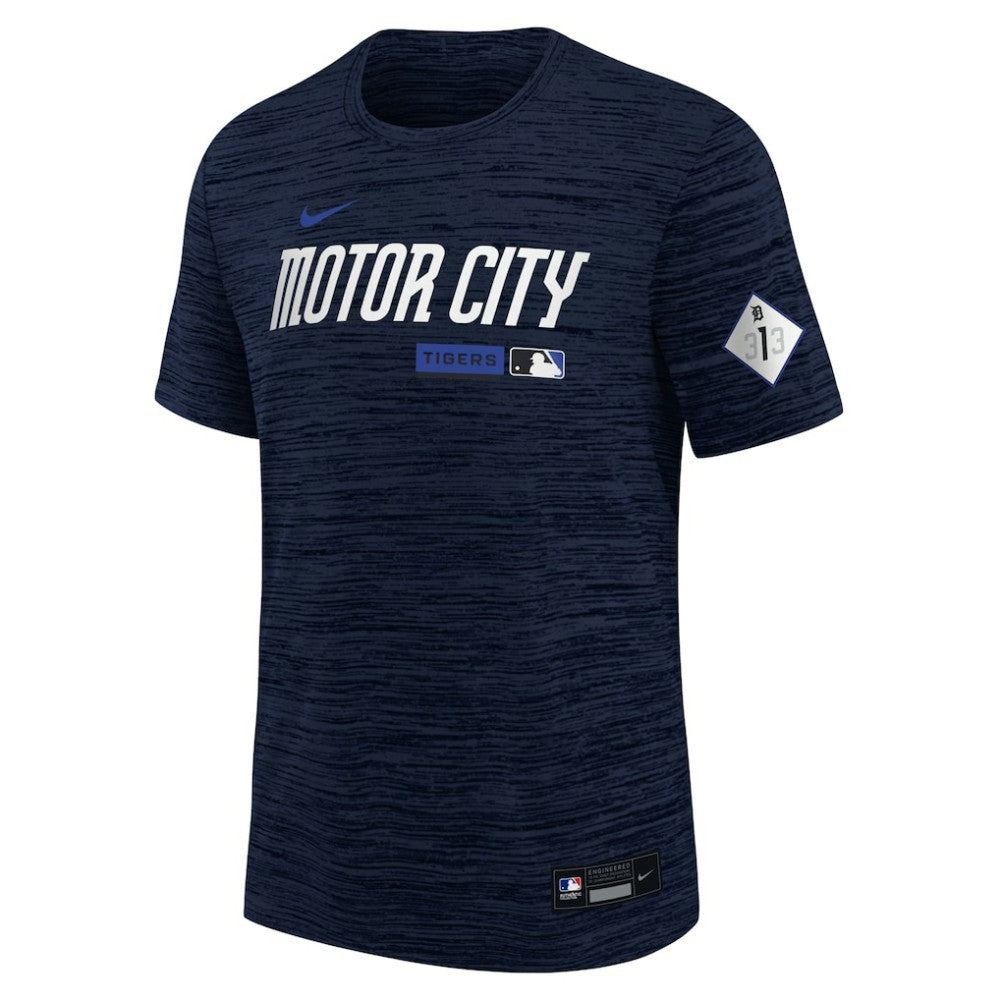 Detroit Tigers Nike Youth Authentic Collection Velocity Dri-FIT T-Shirt - Navy T-shirts