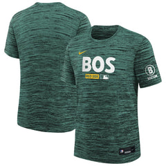 Boston Red Sox Nike Youth Authentic Collection Velocity Dri-FIT T-Shirt - Green T-shirts