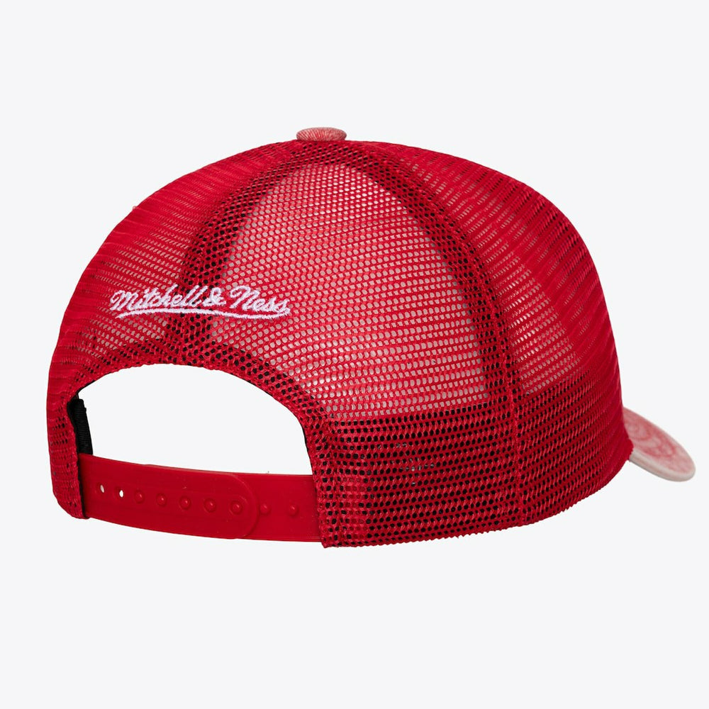 Chicago Bulls Gameday Snow Wash Adjustable Trucker Hat Red