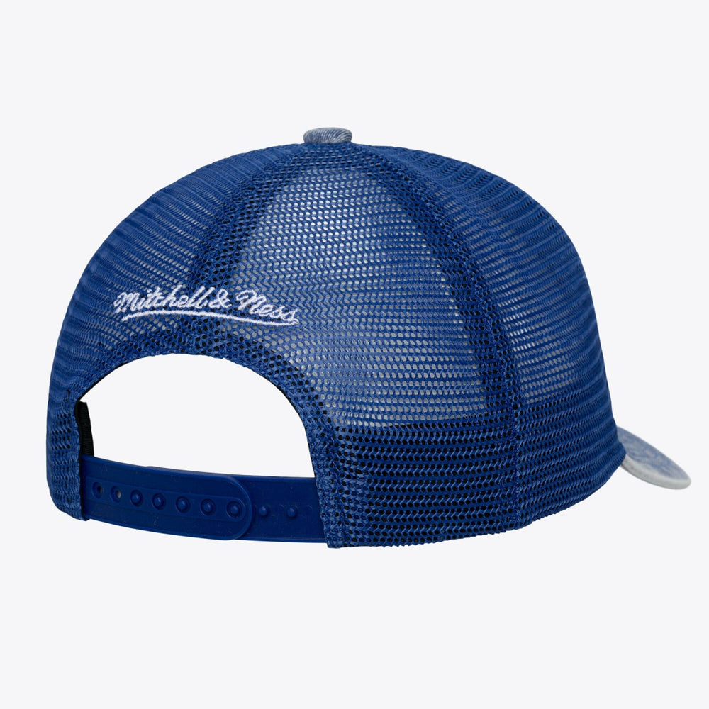 New York Knicks Gameday Snow Wash Adjustable Trucker Hat Blue