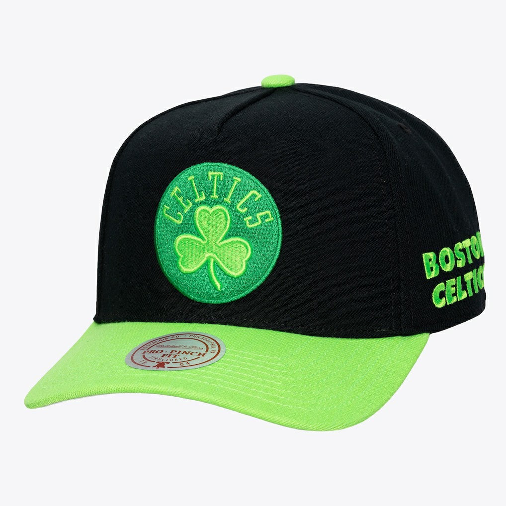 Boston Celtics Hardwood Classics Legendary Away Pro-Pinch Adjustable Hat Black