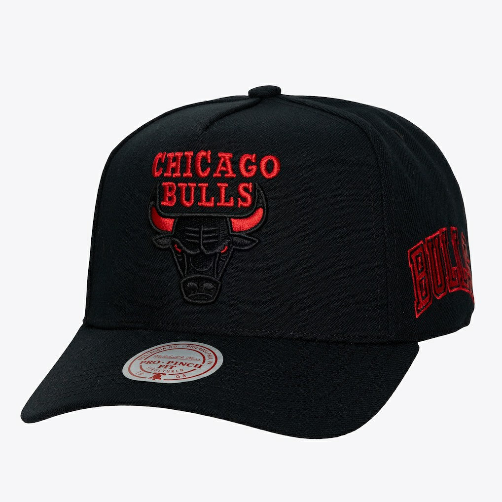 Chicago Bulls Hardwood Classics Legendary Away Pro-Pinch Adjustable Hat Black