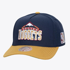 Denver Nuggets Legendary Home Pro Pinch Snapback Hat Navy