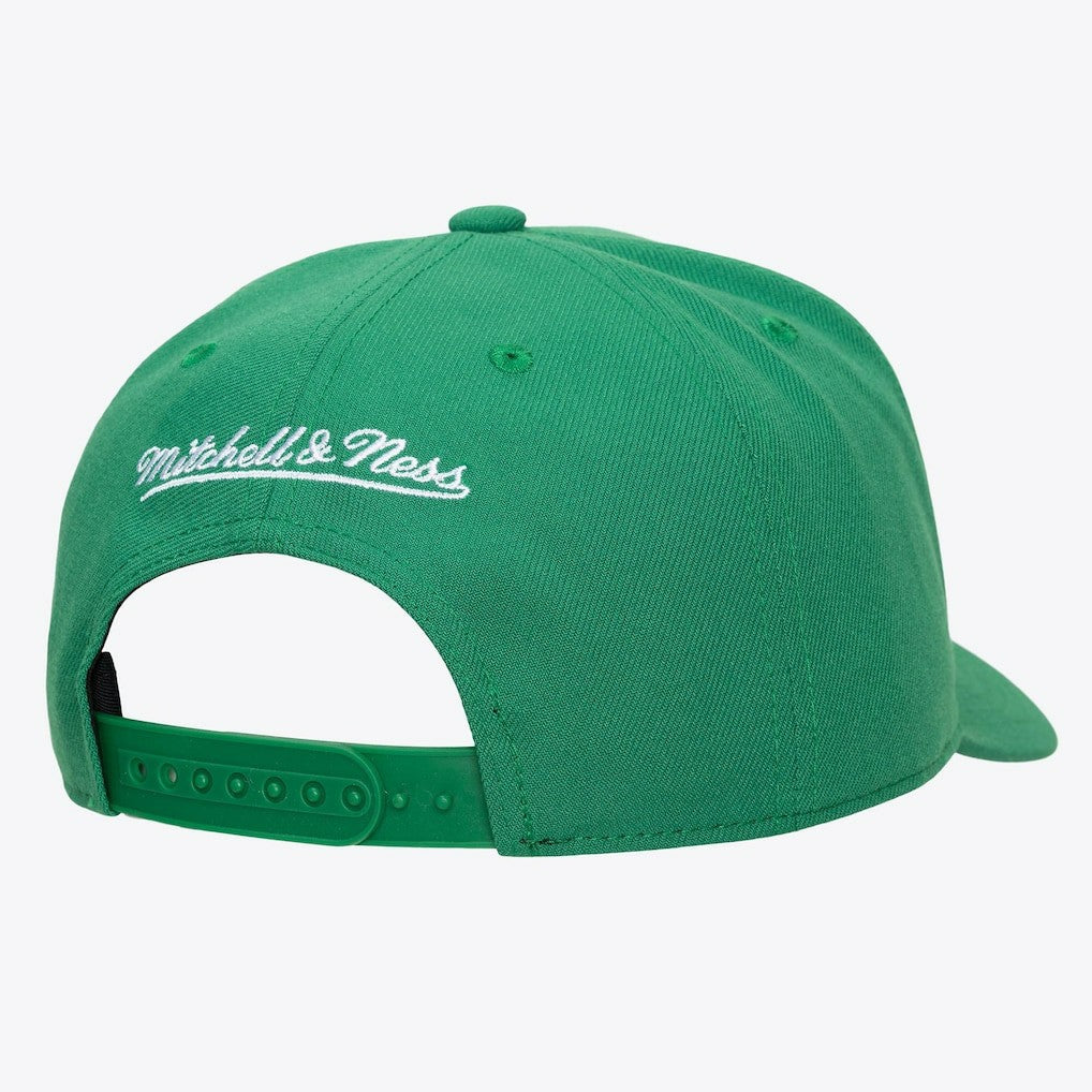 Boston Celtics Legendary Home Pro Pinch Snapback Hat Kelly Green