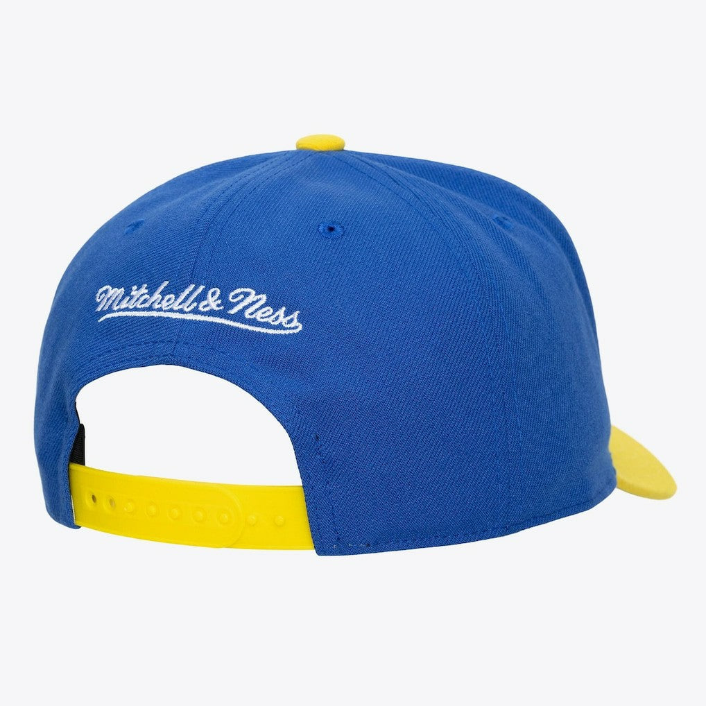 Golden State Warriors Legendary Home Pro Pinch Snapback Hat White
