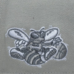 Charlotte Hornets Thunderstorm Head Coach Pro Crown Snapback Hat Gray