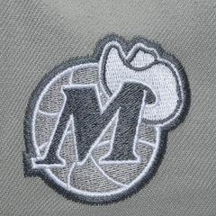 Dallas Mavericks Thunderstorm Head Coach Pro Crown Snapback Hat Gray