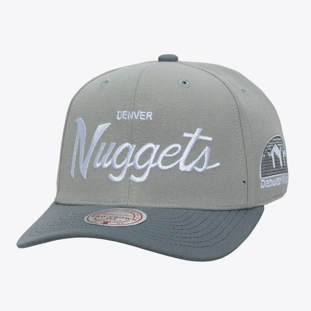 Denver Nuggets Thunderstorm Head Coach Pro Crown Snapback Hat Gray