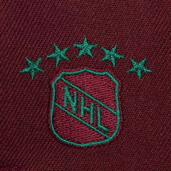 NHL Anaheim Ducks Mitchell & Ness Legendary Home Snapback Hat - Maroon