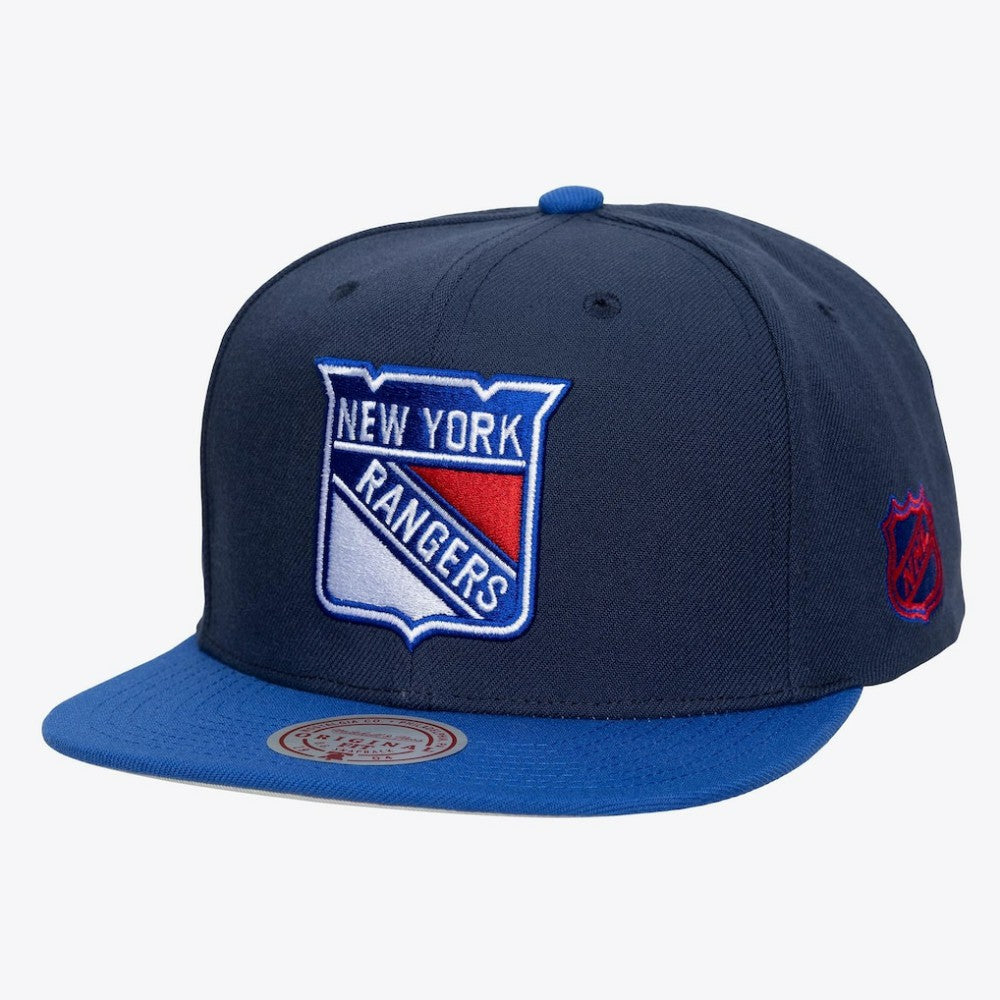 NHL New York Rangers Mitchell & Ness Legendary Home Snapback Hat - Navy