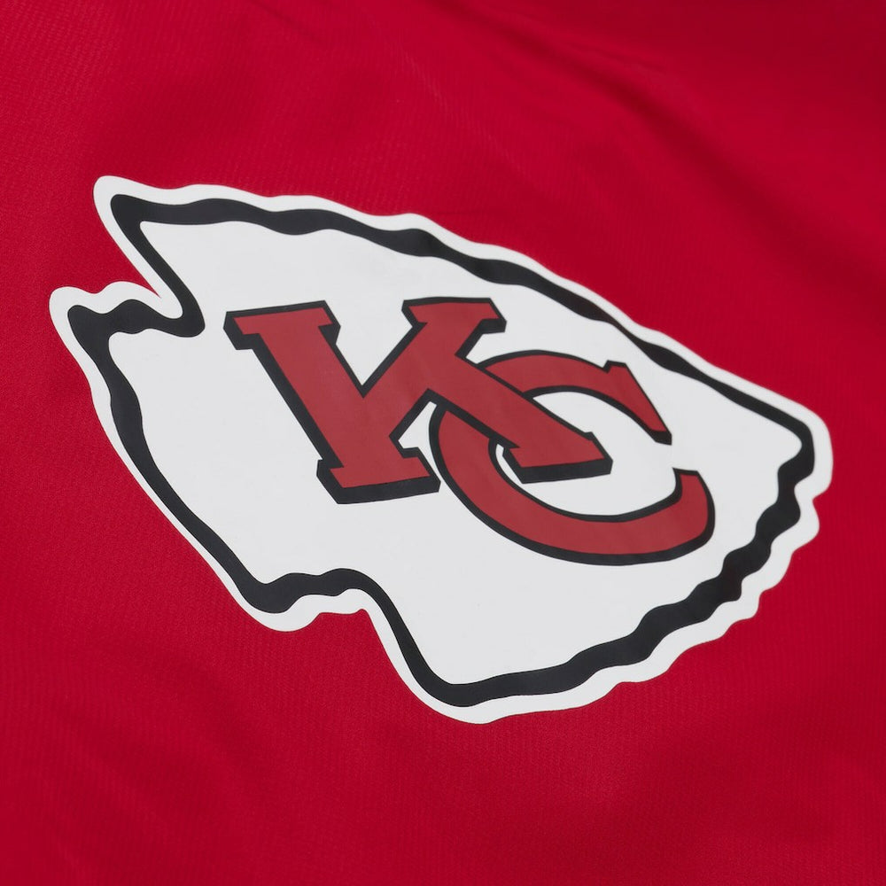 Kansas City Chiefs Coaches Full-Snap Hooded Windbreaker Jacket Red