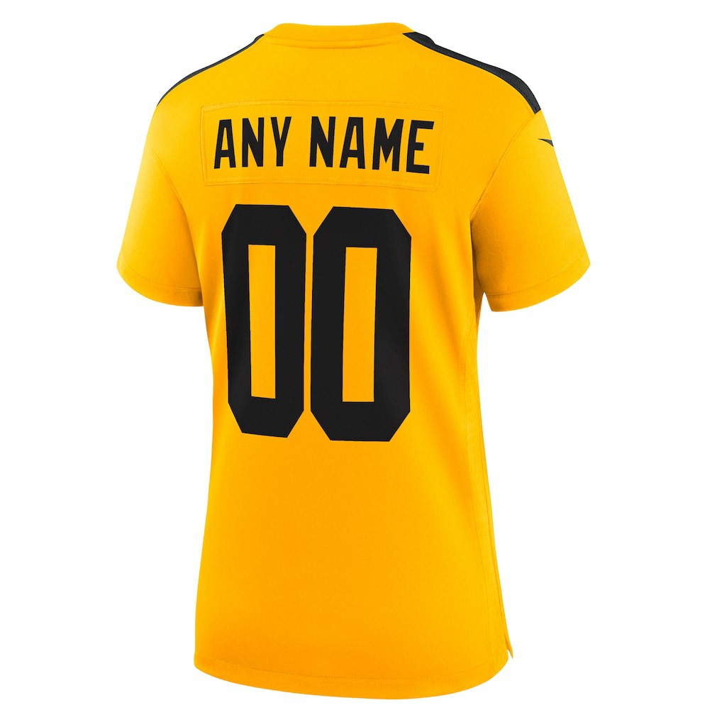 Pittsburgh Steelers Women's Alternate 1933 Throwback Game Custom Jersey Gold