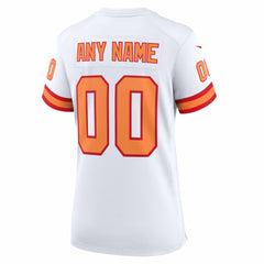 76 Tampa Bay Buccaneers Women's 50th Season Custom Game Jersey White