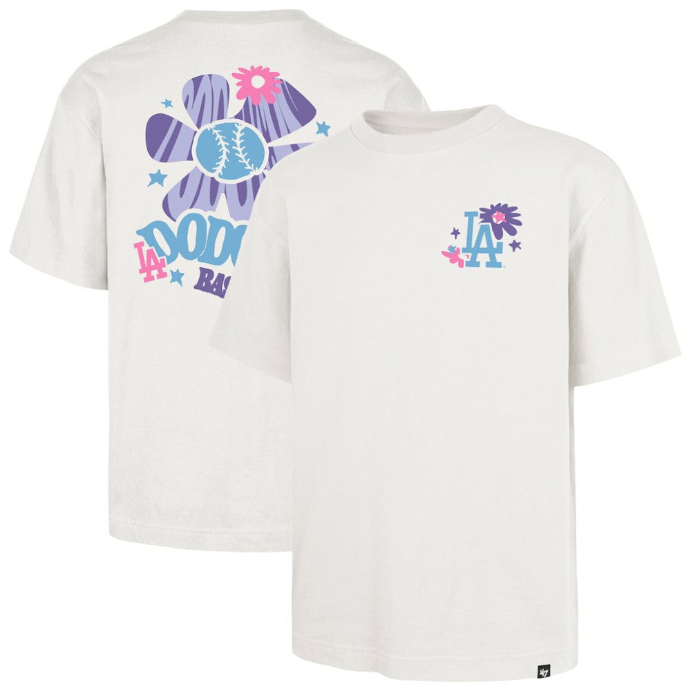 Los Angeles Dodgers '47 Flora Foundation T-Shirt - Cream T-shirts